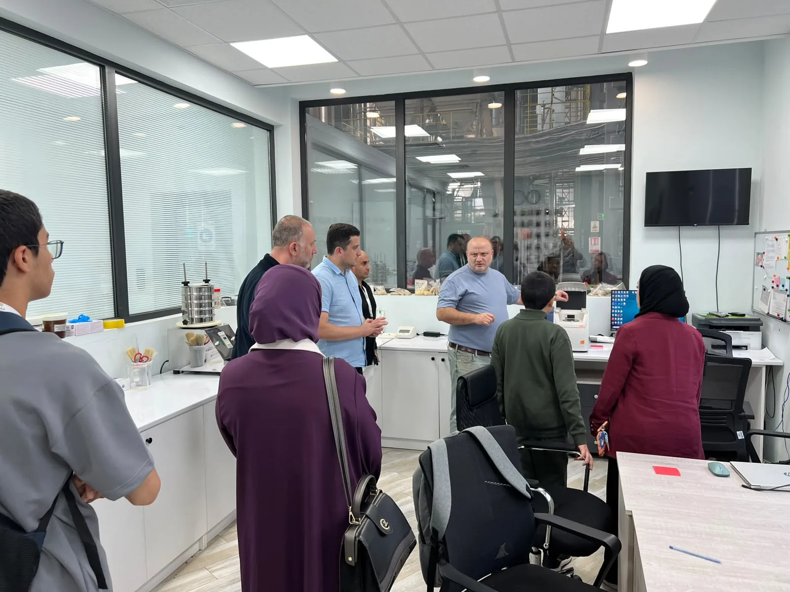 ADSM delegation with Dr. Boris Lezhava and the Nutrimax team at the Nutrimax plant in Tbilisi - photo 3